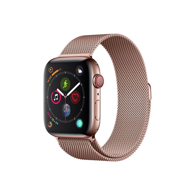 APPLEWATCH 40 MM - BRACELET BOUCLE MILANAISE - ROSE GOLD