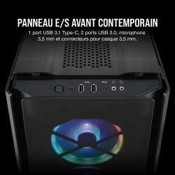 BOITIER CORSAIR OBSIDIAN 500D RGB SE PREMIUM NOIR