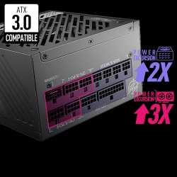 ALIM MODULAIRE MSI MPG A1000G - PCIE 5.0 - ATX 3.0 80+ GOLD