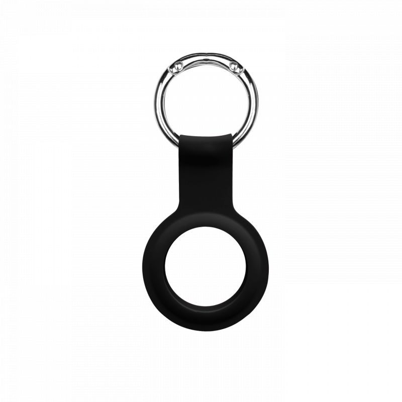 AIRTAG PORTE-CLES SILICONE - BLACK