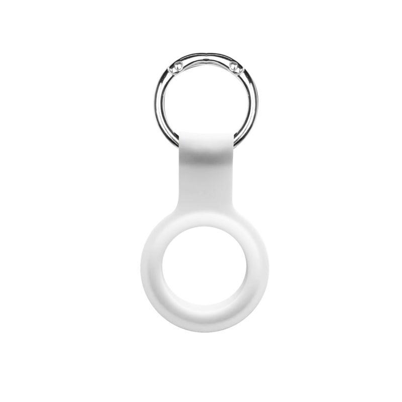 AIRTAG PORTE-CLES SILICONE - WHITE