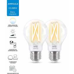 AMPOULE CONNECTE WIZ - E27 TUNABLE WHITE LED - WIFI - 2 PACK