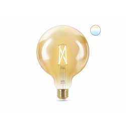 AMPOULE CONNECTE WIZ - G125 AMBER GLOBE E27 TUNABLE WHITE