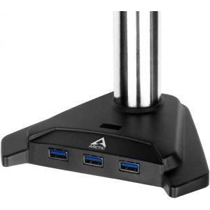 SUPPORT DOUBLE ECRAN ARCTIC Z2 3D GEN3 -PORTS USB 3.0