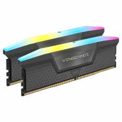 DDR 5 CORSAIR VENGEANCE RGB 32 GO (2 X 16 GO) 5200 MHZ CL40 - NOIR