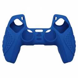 COQUE SILICONE MANETTE - BLEU PS5