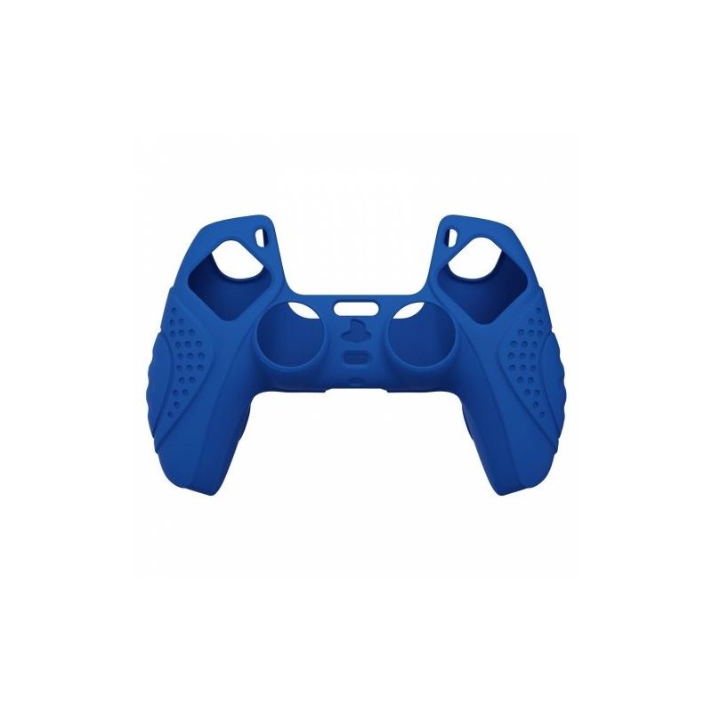 COQUE SILICONE MANETTE - BLEU PS5