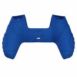 COQUE SILICONE MANETTE - BLEU PS5