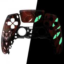 COQUE AVANT MANETTE PS5 BRILLANTE + PAD - ZOMBIE PS5