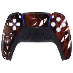 COQUE AVANT MANETTE PS5 BRILLANTE + PAD - ZOMBIE PS5