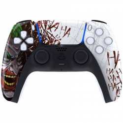 COQUE AVANT MANETTE PS5 BRILLANTE + PAD - JOKER PS5