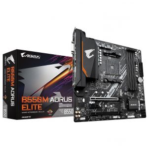 CARTE MERE MICRO ATX GIGABYTE B550M AORUS ELITE AM4/B550/4D4/M-ATX