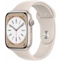 APPLE WATCH SERIE 8 45MM BOITIER ALUMINIUM BEIGE + BRACELET BEIGE