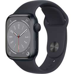 APPLE WATCH SERIE 8 41MM BOITIER EN ALUMINIUM MINUIT, BRACELET SPORT