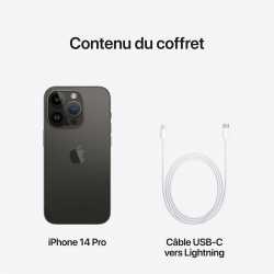 APPLE IPHONE 14 PRO 128GB 6.1 POUCES SPACE BLACK