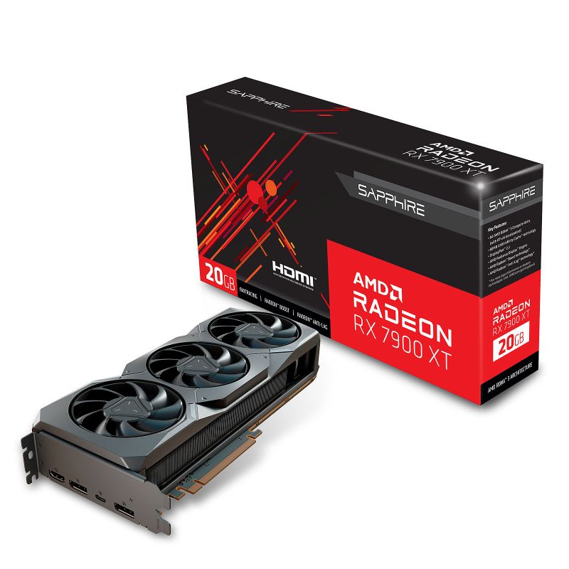 CARTE GRAPHIQUE SAPPHIRE AMD RADEON RX 7900 XT 20GB