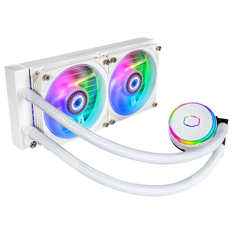 AIO COOLER MASTER MASTERLIQUID PL240 FLUX WHITE EDITION