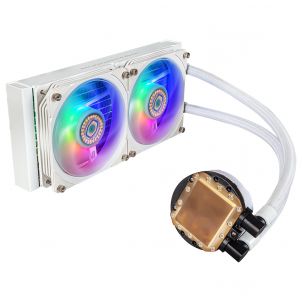 AIO COOLER MASTER MASTERLIQUID PL240 FLUX WHITE EDITION