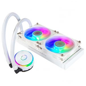 AIO COOLER MASTER MASTERLIQUID PL240 FLUX WHITE EDITION