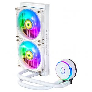 AIO COOLER MASTER MASTERLIQUID PL240 FLUX WHITE EDITION