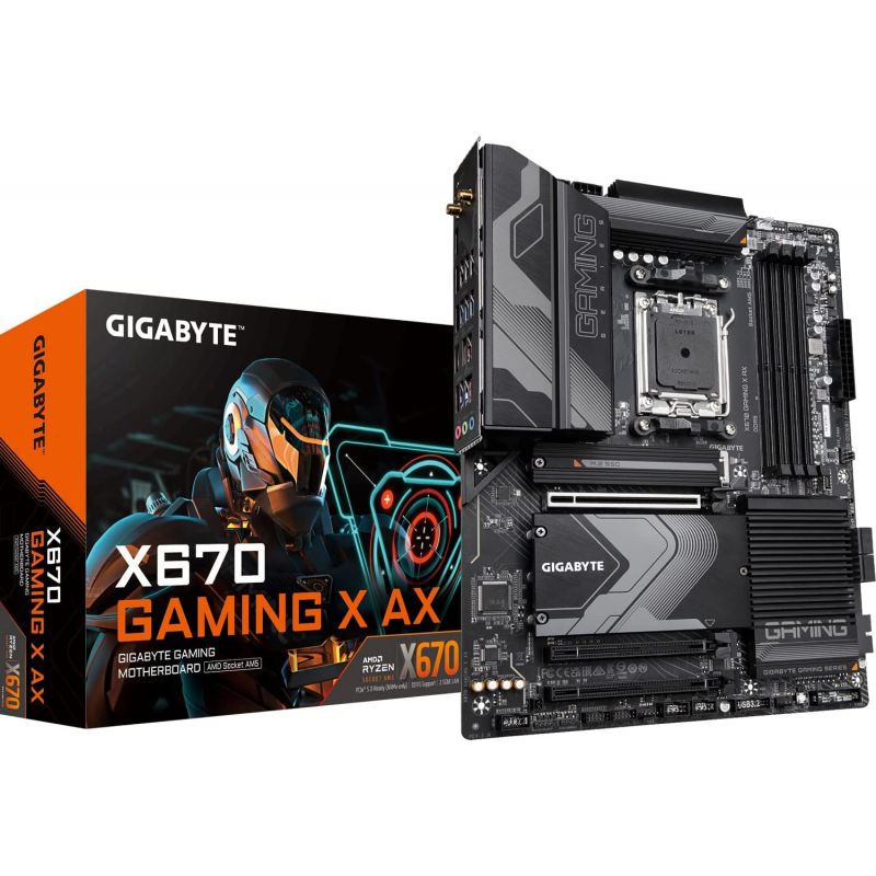 CARTE MERE GIGABYTE X670 GAMING X AX DDR5 - WI-FI 6E - LAN 2.5 GBE CARTE MERE GIGABYTE X670 GAMING X AX DDR5 - WI-FI 6E - LAN 2.5 GBE