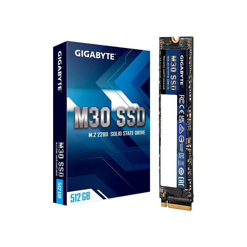 SSD NVME GIGABYTE M30 M.2 512 GO PCI EXPRESS 3.0 3D TLC NAND NVME