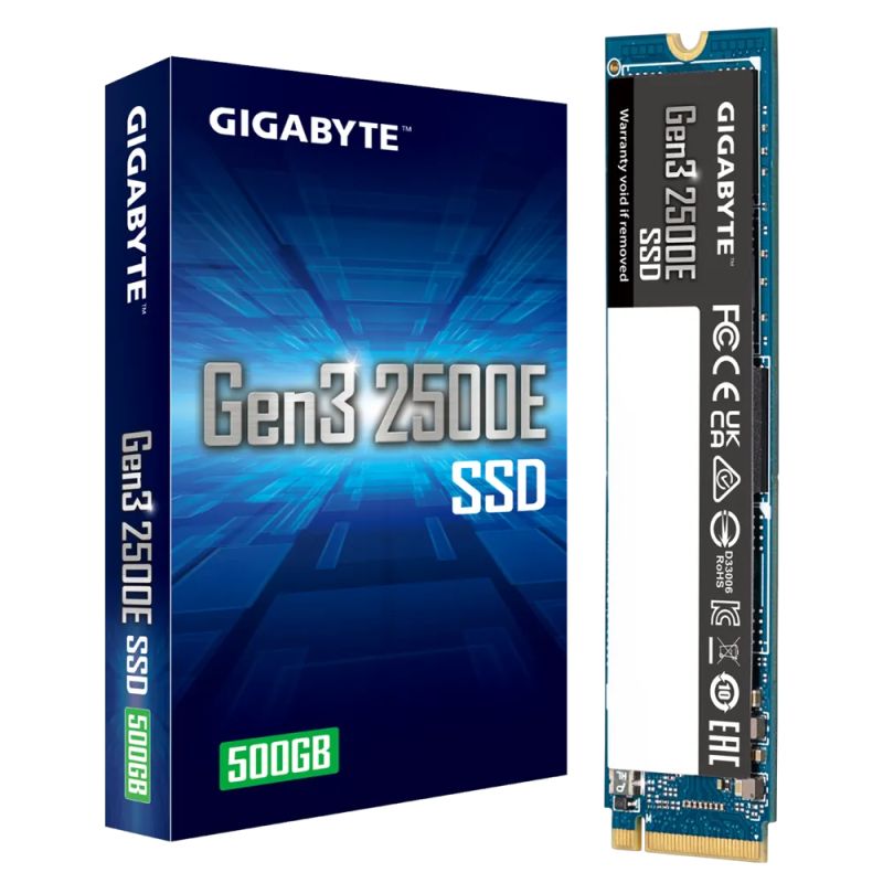 SSD NVME GIGABYTE GEN3 2500E SSD 500GB SSD NVME GIGABYTE GEN3 2500E SSD 500GB