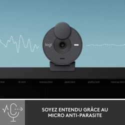 WEBCAM LOGITECH - BRIO 300 FULL HD - GRAPHITE