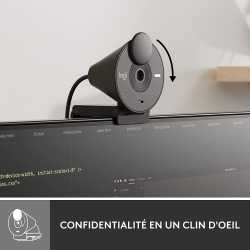 WEBCAM LOGITECH - BRIO 300 FULL HD - GRAPHITE