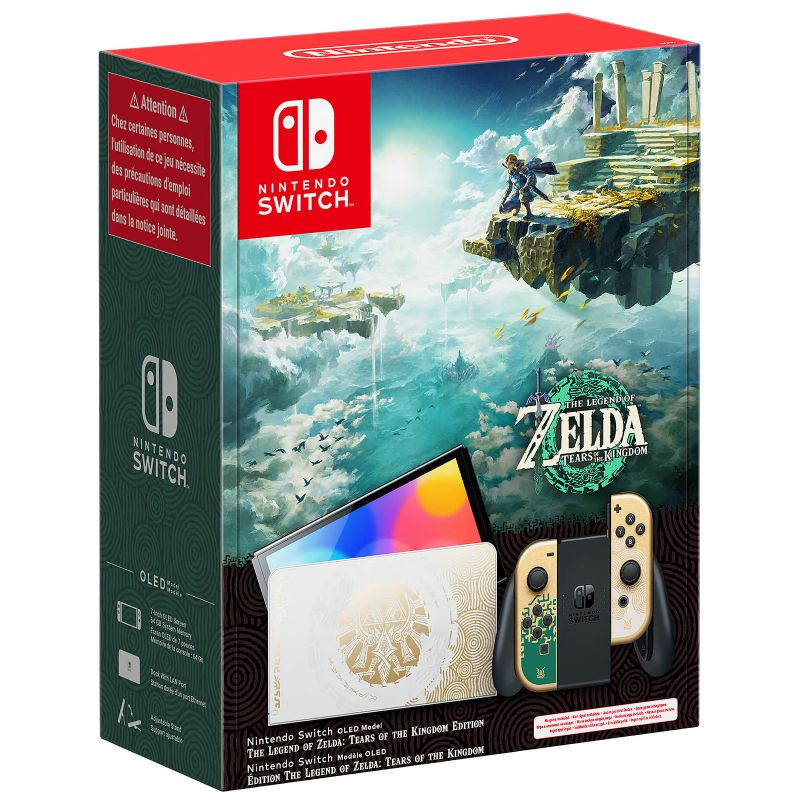 CONSOLE NINTENDO SWITCH OLED COLLECTOR ZELDA TEARS OF THE KINGDOM CONSOLE NINTENDO SWITCH OLED COLLECTOR ZELDA TEARS OF THE KINGDOM