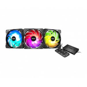 VENTILATEUR BOITIER MSI MAX F12A-3H (3X VENTILATEUR ARGB + CONTROLLEUR )