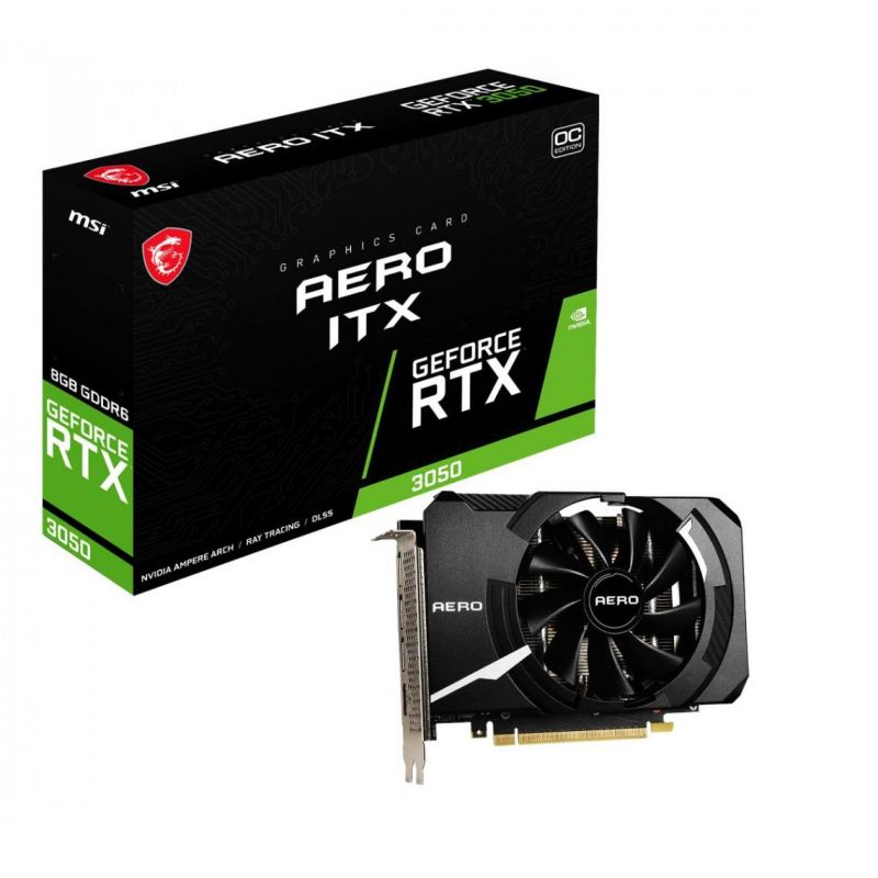 CARTE GRAPHIQUE MSI RTX 3050 AERO ITX 8G OC CARTE GRAPHIQUE MSI RTX 3050 AERO ITX 8G OC