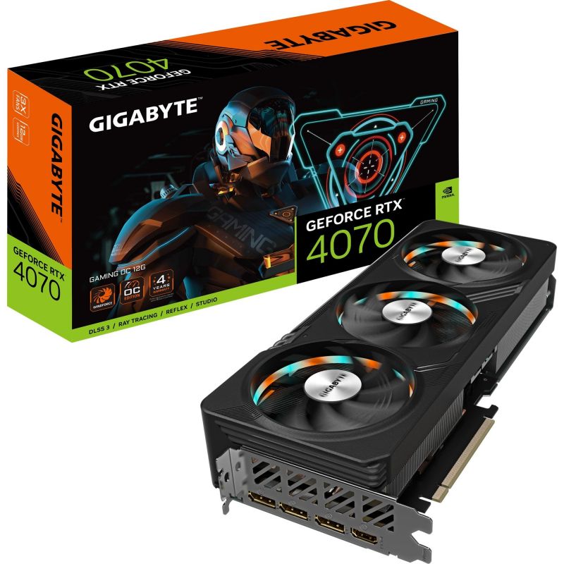 CARTE GRAPHIQUE GIGABYTE GEFORCE RTX 4070 GAMING OC 12G CARTE GRAPHIQUE GIGABYTE GEFORCE RTX 4070 GAMING OC 12G