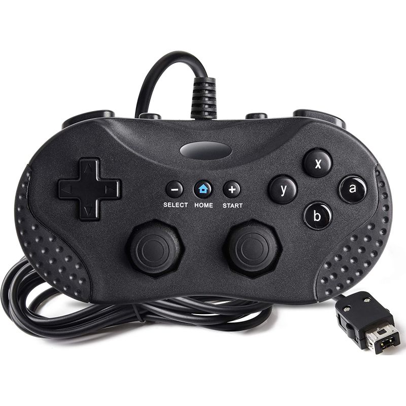 MANETTE CLASSIC CONTROLLER WII ET WII U NOIR