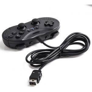 MANETTE CLASSIC CONTROLLER WII ET WII U NOIR