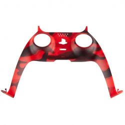 PS5 FRONT COVER CAMOUFLAGE CONTROLLER REPLACEMENT DECORATIVE SHELL (RED)