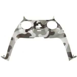 PS5 FRONT COVER CAMOUFLAGE CONTROLLER REPLACEMENT DECORATIVE SHELL (GREY)