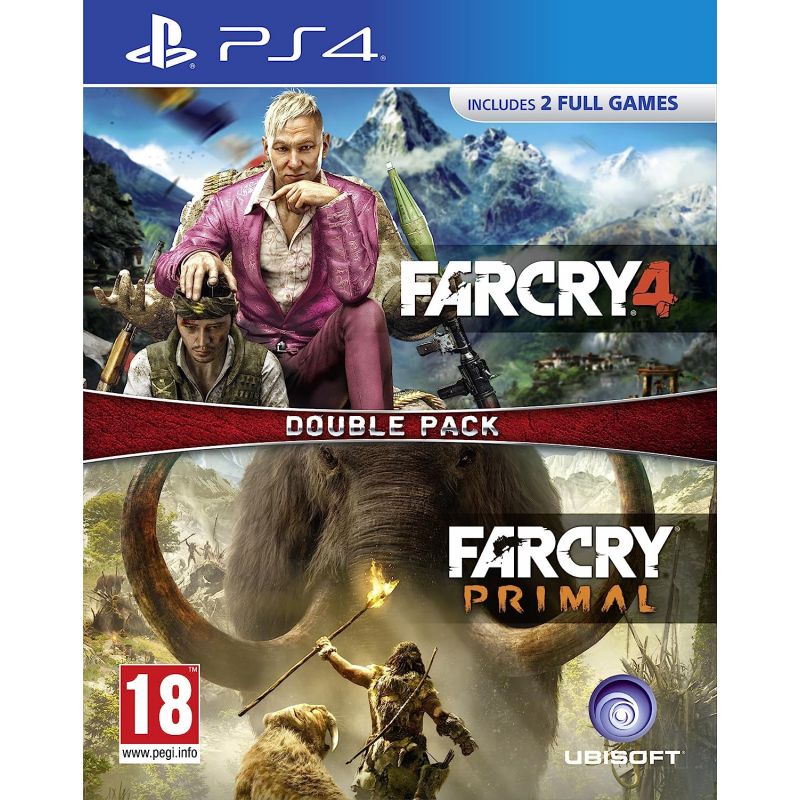 FAR CRY PRIMAL / FAR CRY 4 - DOUBLE PACK PS4 ( 2 JEUX )