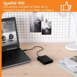 DISQUE DUR EXTERNE WD ELEMENTS PORTABLE 1 TO NOIR (USB 3.0)