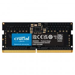 DDR 5 CRUCIAL SODIMM - 8 GO (1 X 8 GO) 4800 MHZ CL40 1RX16