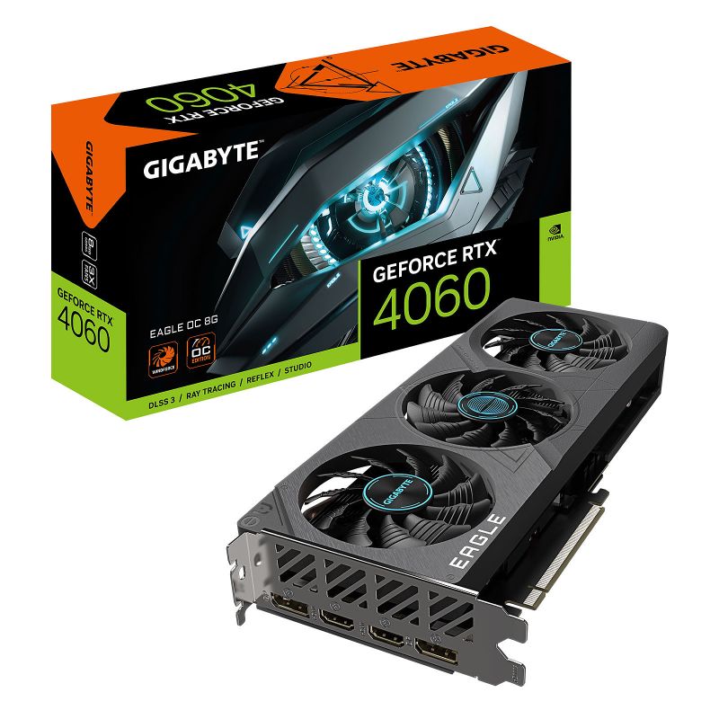 CARTE GRAPHIQUE GIGABYTE RTX 4060 EAGLE OC-8GD