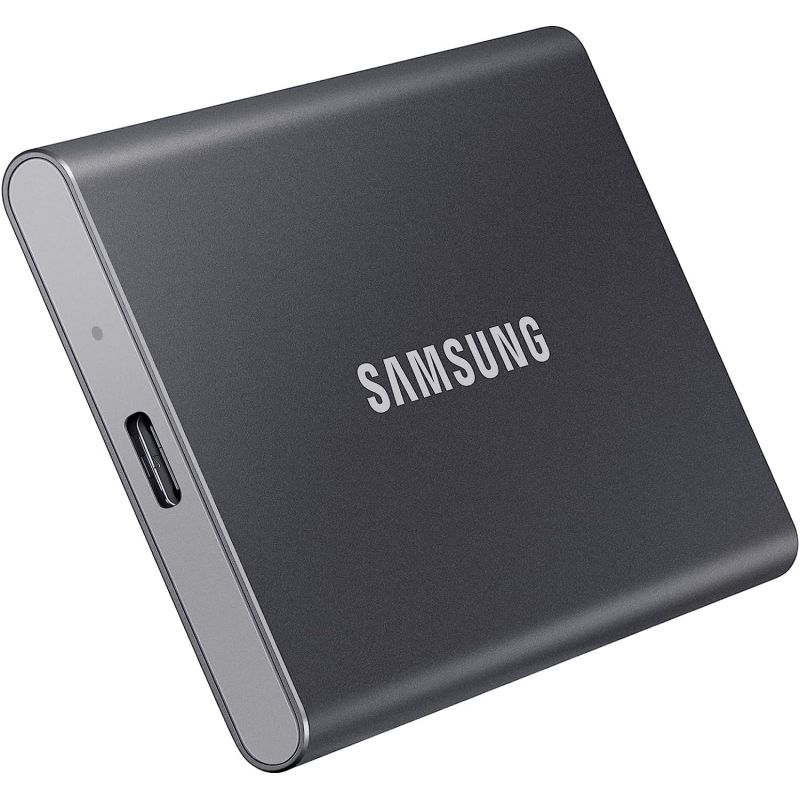 DISQUE SSD EXTERNE SAMSUNG PORTABLE 500GO T7 GRIS TITANE