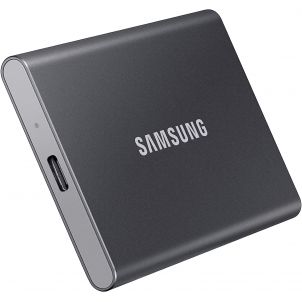 DISQUE SSD EXTERNE SAMSUNG PORTABLE 500GO T7 GRIS TITANE