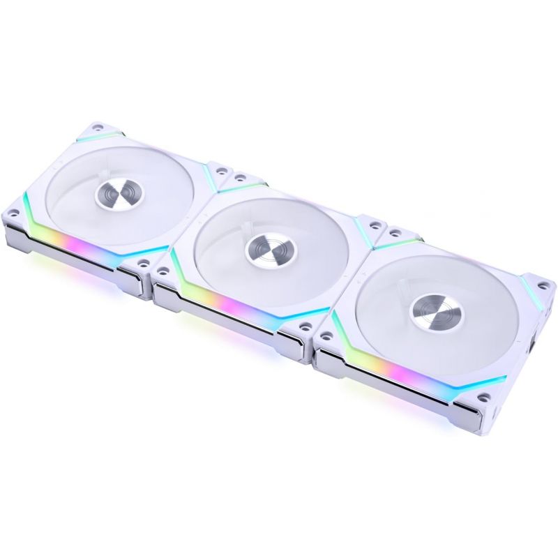 VENTILATEUR BOITIER LIAN-LI UNI FAN SL120 V2 RGB - BLANC - PACK DE 3