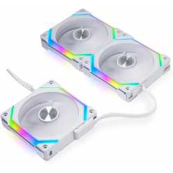 VENTILATEUR BOITIER LIAN-LI UNI FAN SL120 V2 RGB - BLANC - PACK DE 3