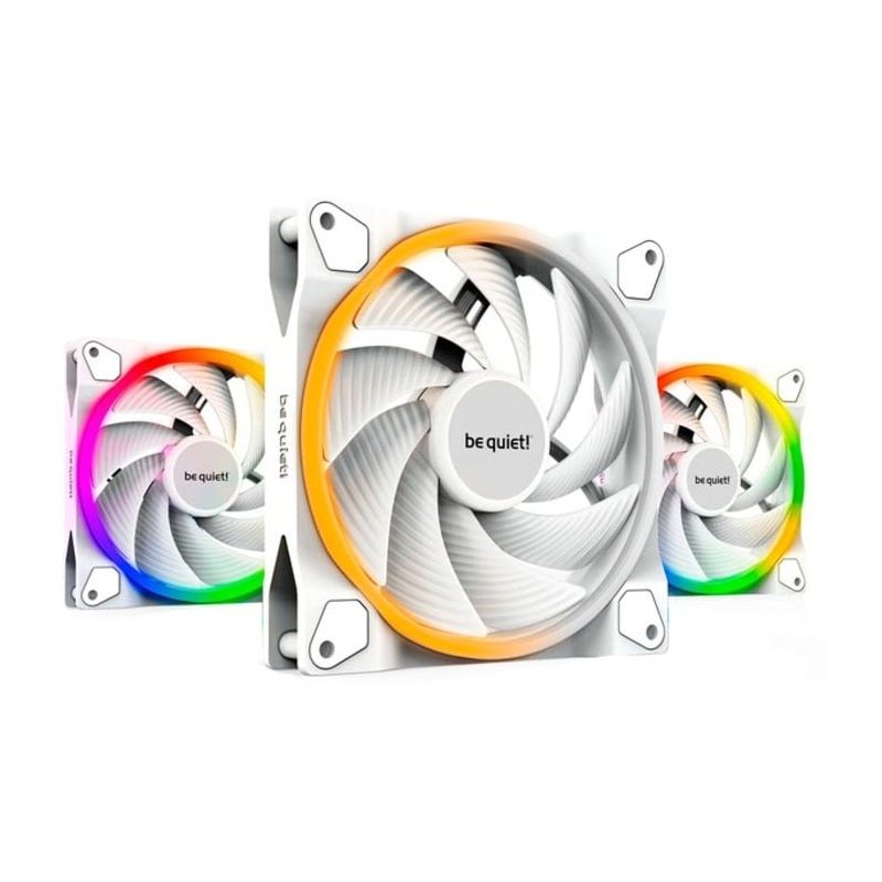 VENTILATEUR BOITIER BE QUIET! KIT X3 BLANC LIGHT WINGS 120MM PWM