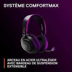 CASQUE-MICRO GAMING SANS FIL WIFI STEELSERIES ARCTIS NOVA 7 NOIR