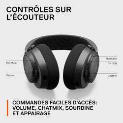 CASQUE-MICRO GAMING SANS FIL WIFI STEELSERIES ARCTIS NOVA 7 NOIR