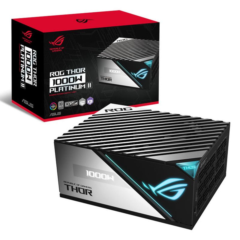 ALIMENTATION ASUS ROG THOR 1000 PLATINUM II (2) GAMING