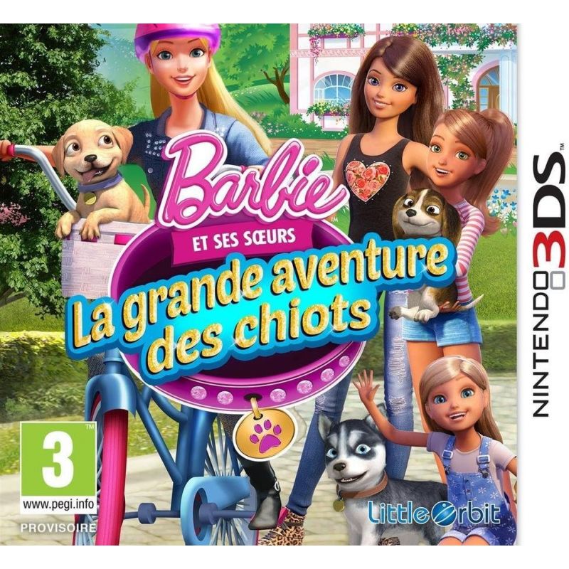 BARBIE LA GRANDE AVENTURE DES CHIOTS 3DS OCC